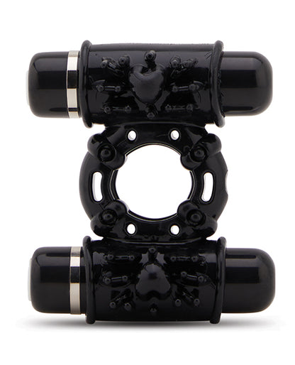 Nu Sensuelle Double Action Cockring 2x7 Function - Black