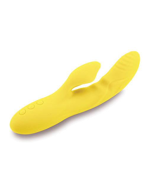 Nu Sensuelle Nubii Kiah Turbo Boost & Heating Dual Stim Rabbit - Yellow