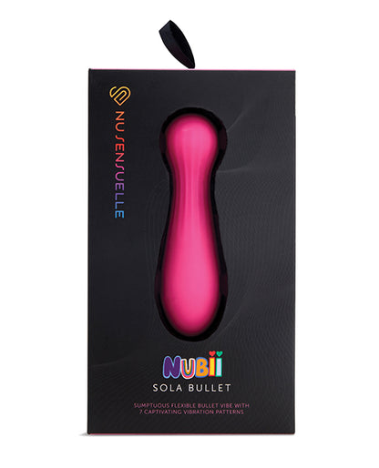 Nu Sensuelle Nu Sensuelle Sola Nubii Flexible Bullet - Pink - Image 4