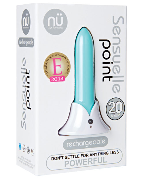 Nu Sensuelle Point Rechargeable Bullet - Teal Blue