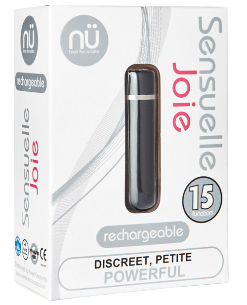 Nu Sensuelle Joie Bullet 15 Function - Black