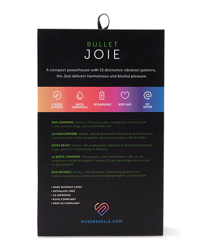 Nu Sensuelle Nu Sensuelle Joie Bullet 15 Function - Black - Image 6