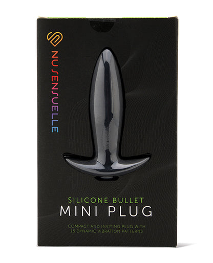 Nu Sensuelle Mini Butt Plug - Black