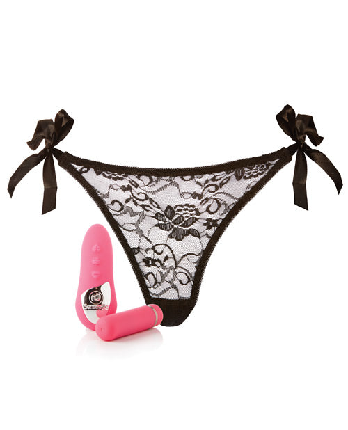 Nu Sensuelle Pleasure Panty Bullet w/Remote Control 15 Function - Pink