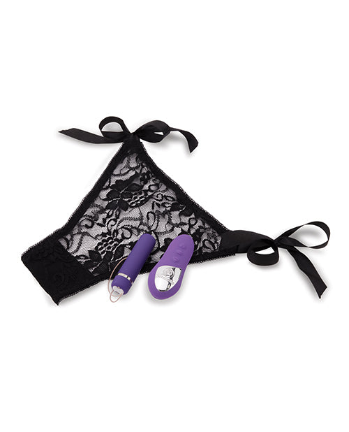 Nu Sensuelle Pleasure Panty Bullet w/Remote Control 15 Function - Purple