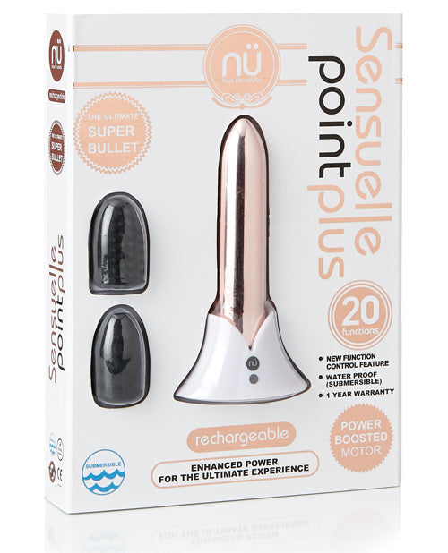 Nu Sensuelle Point Plus Rechargeable Bullet - Rose Gold