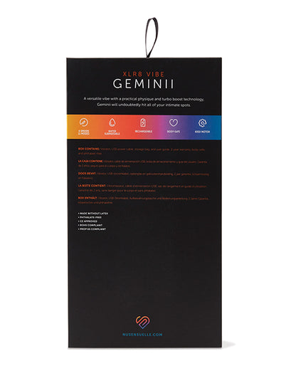 Nu Sensuelle Nu Sensuelle Geminii XLR8 Turbo Boost G Spot - Electric Blue - Image 6