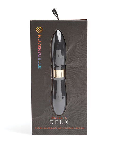 Nu Sensuelle Deux Two-Ended Bullet - Black