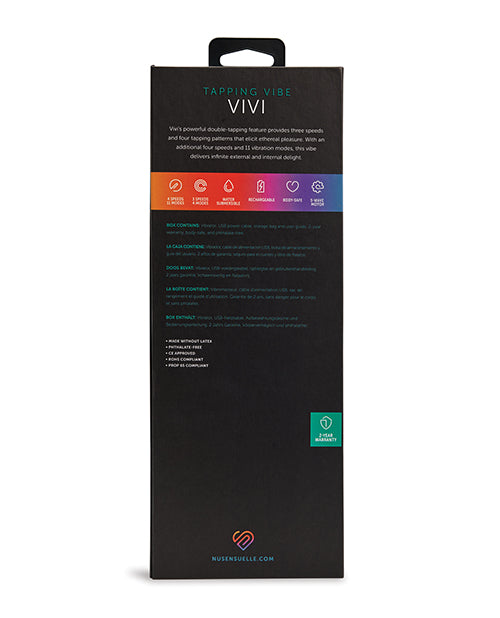 Nu Sensuelle Nu Sensuelle Vivi Double Tapping Vibe - Emerald Green - Image 6