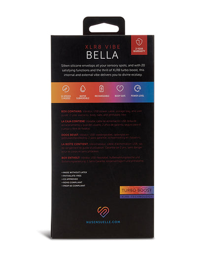 Nu Sensuelle Bella Velvet Touch Vibe - Hot Pink