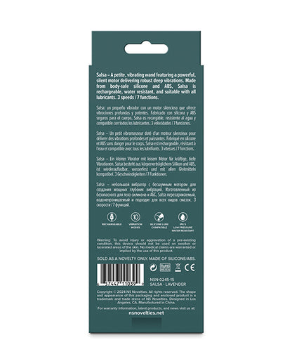 Lust-n-Dreams Salsa Wand - Lavender