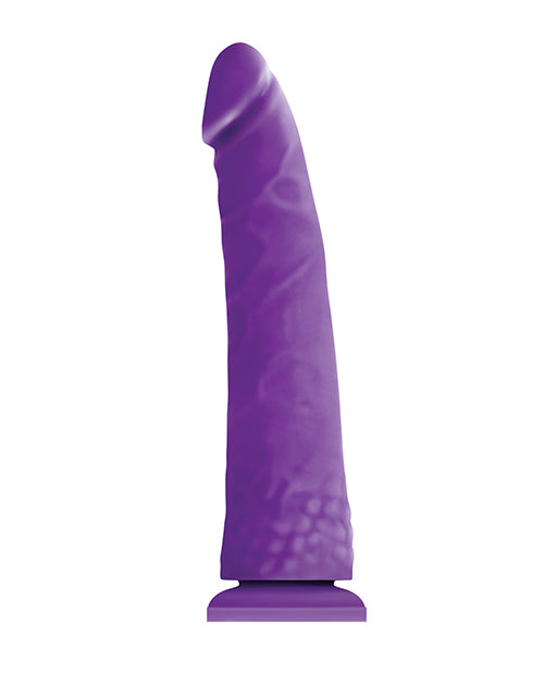 Colours Pleasures Thin 8" Dildo - Purple