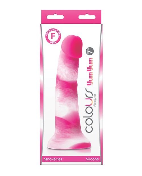 Colours Pleasures 7" Yum Yum Dildo - Pink