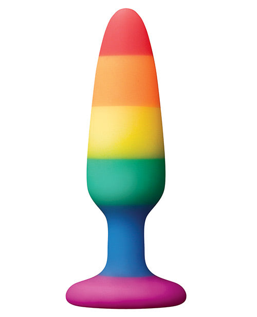 Colours Pride Edition Pleasure Plug Small - Rainbow