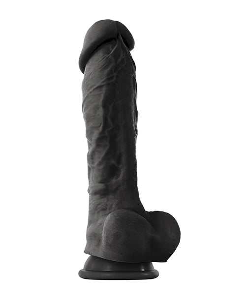 ColourSoft 8" Soft Dildo - Black