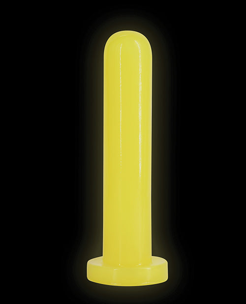 Firefly Thrill Glow in the Dark Dildo - Large - Yellow