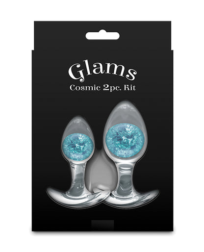 Cosmic Glams 2 pc Plug Kit - Blue