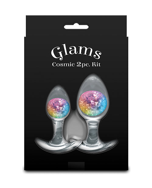 Cosmic Glams 2 pc Plug Kit - Rainbow