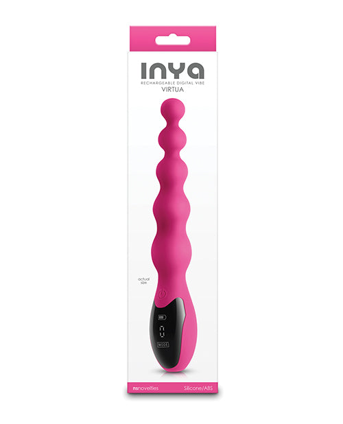 INYA Virtua Digital Beaded Anal Vibrator - Pink