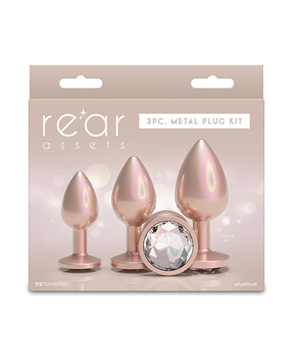 Rear Assets 3 pc Trainer Kit w/Clear Gem - Iridescent Champagne