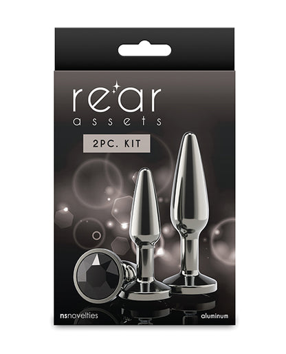 Rear Assets Tapered Trainer Kit Gunmetal - Black