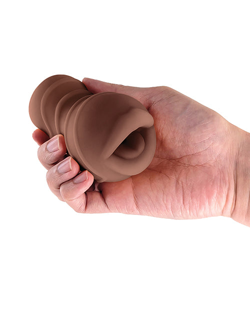Pocket Pals Mouth Stroker - Brown