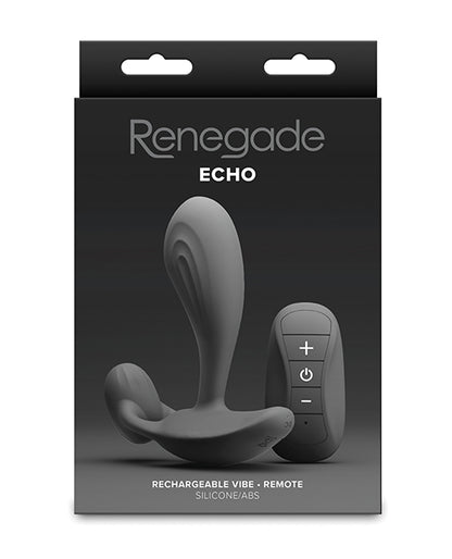 Renegade Echo Prostate Massager - Black