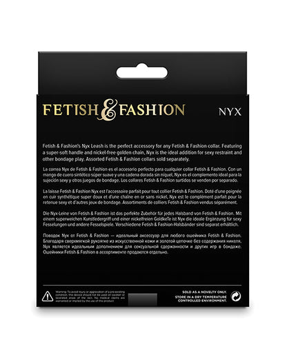 Fetish & Fashion Nyx Leash - Black