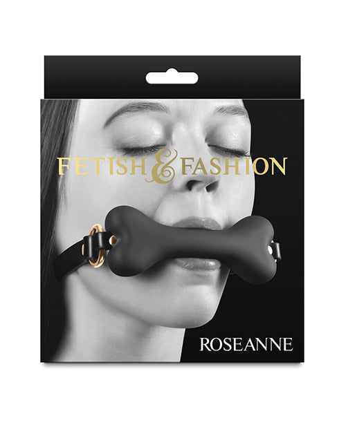 Fetish & Fashion Fetish & Fashion Roseanne Ball Gag - Black - Image 3