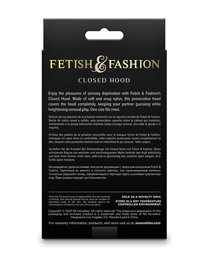 Fetish & Fashion Closed Hood - Black