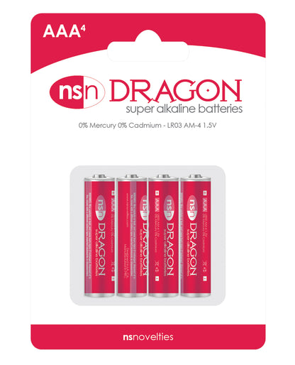 Dragon Alkaline Batteries - AAA Pack of 4