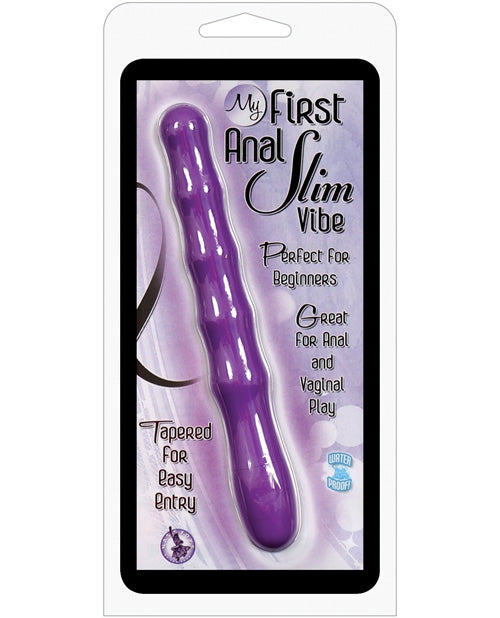 My 1st Anal Slim Vibe - Purple