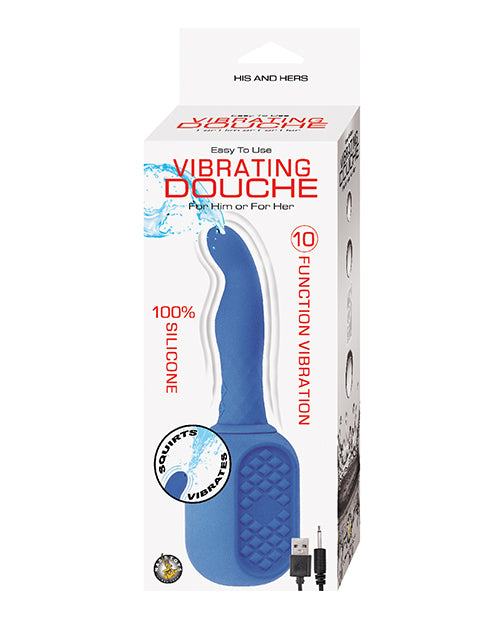 Vibrating Douche - Blue