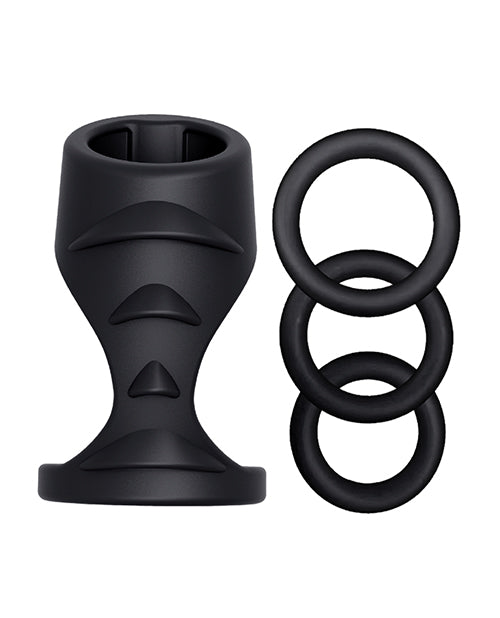 Nasstoys Enhancer Rockhard 4 In One Kit - Black - Image 2