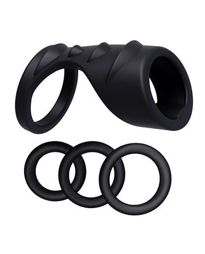 Nasstoys Enhancer Rockhard 4 In One Kit - Black - Image 3