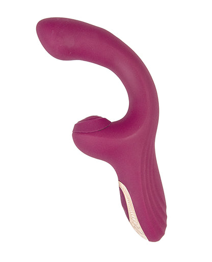 Blaze Heat Up Thumper Massager - Eggplant