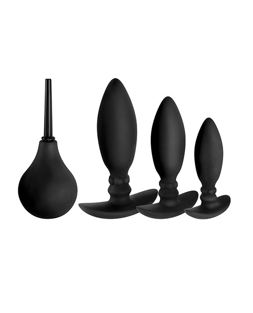 Ass-sation 3-in-1 Training Kit Douche Included - Black