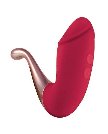 The Beat Double Pleasure G-Spot Vibrator - Red