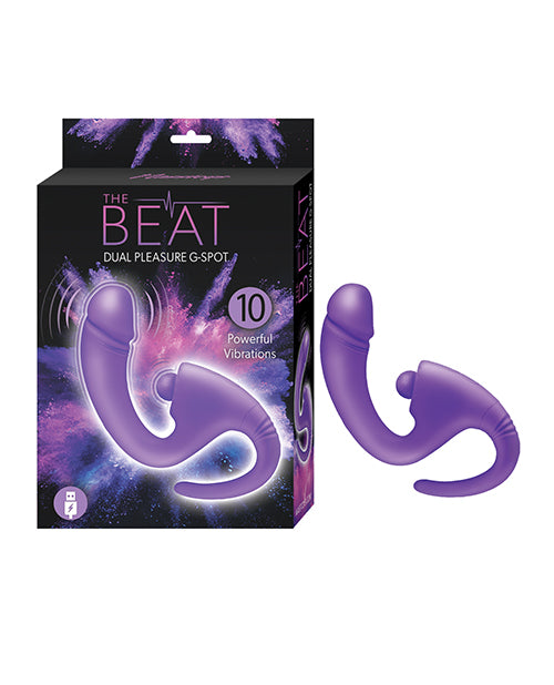 The Beat Dual Pleasure G-Spot Vibrator - Purple