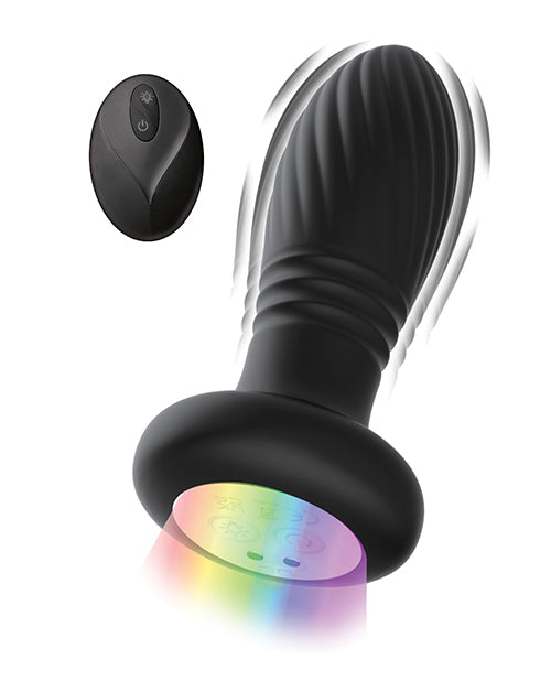 Atomic Thrusting Light-Up Twister Plug w/Remote Control - Black