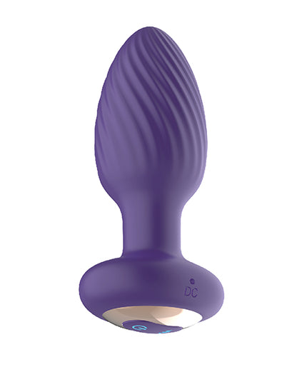 The Royale Rotating Anal Plug - Purple