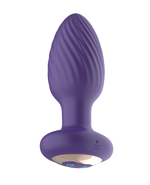 The Royale Rotating Anal Plug - Purple