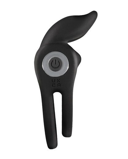 Enhancer Vibrating Rabbit C-Ring - Black