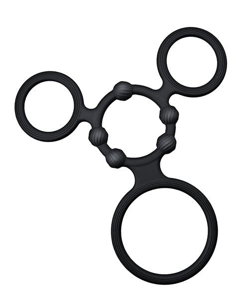 Enhancer Quad Cock Ring - Black