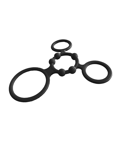 Enhancer Quad Cock Ring - Black