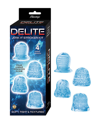 Delite Jerk It Stroker Kit - Blue
