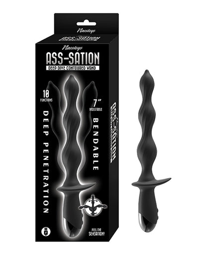 Ass-Station Deep Dive Contoured Wand - Black