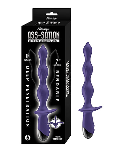 Ass-Station Deep Dive Contoured Wand - Purple