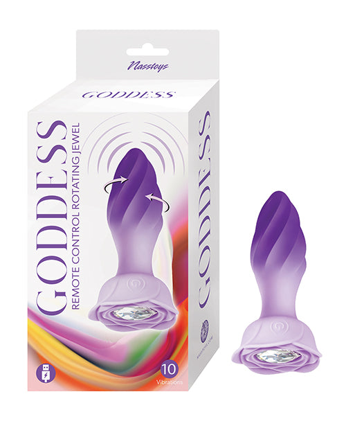 Nasstoys Goddess Remote Control Rotating Jewel - Purple