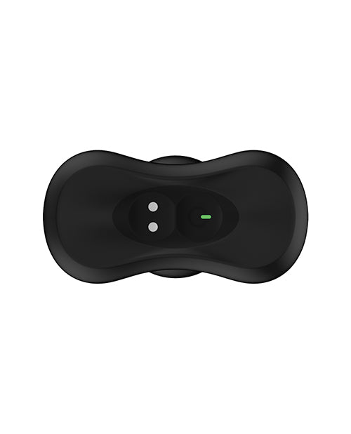 Nexus Bolster Butt Plug w/Inflatable Tip - Black